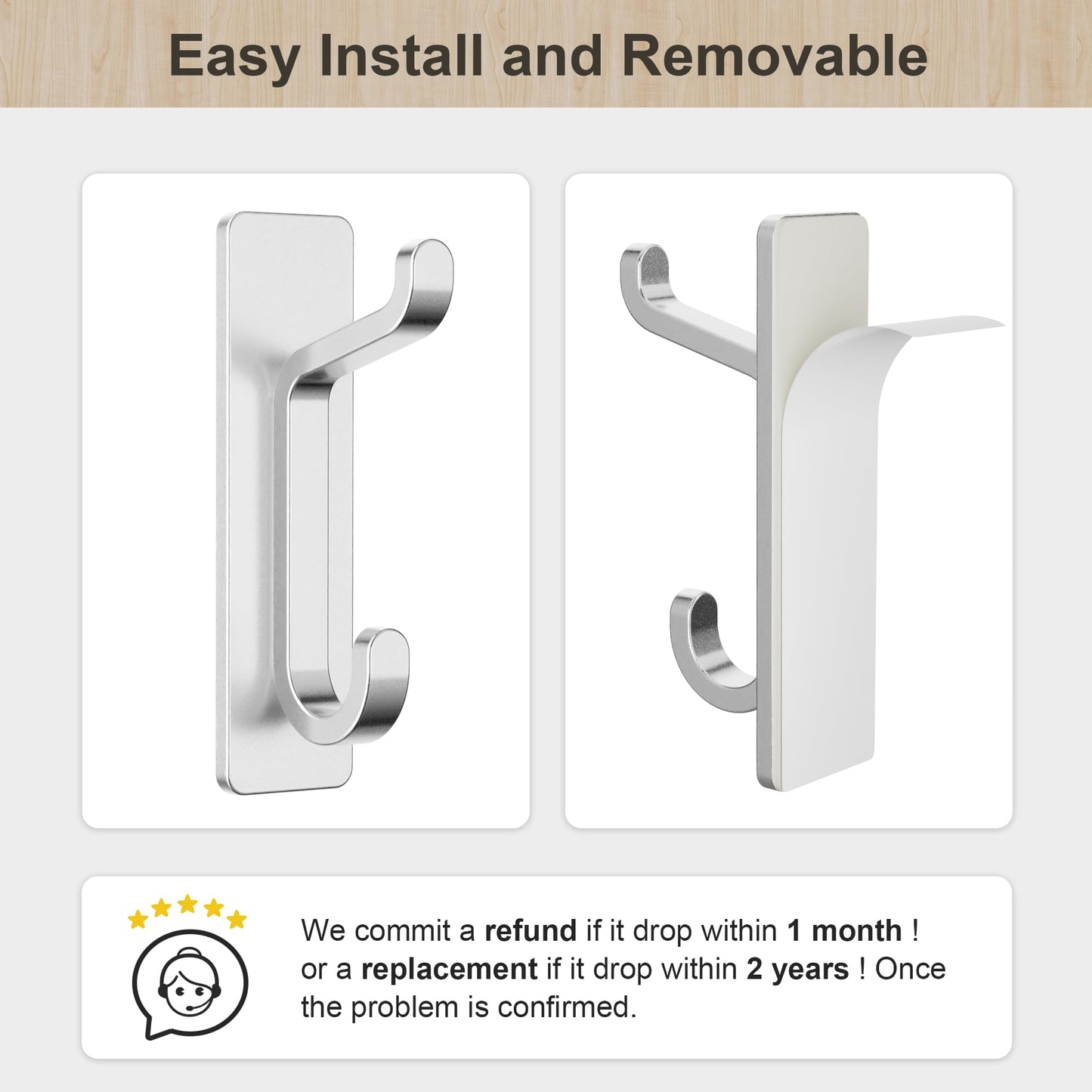 StickCoat Towel Hooks