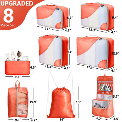 OlarHike Travel Cube Set - Cream Organizer & Gifts