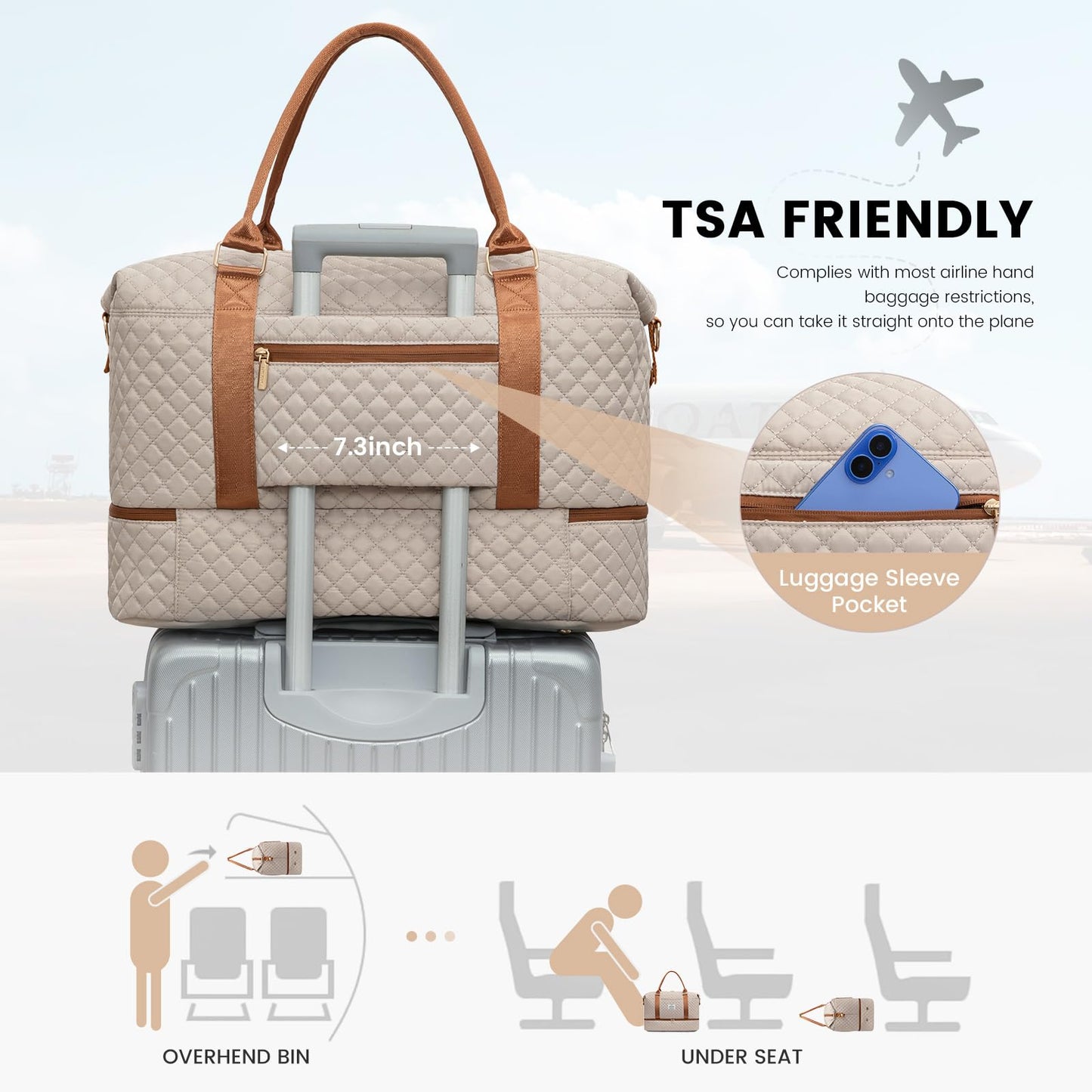 LOVEVOOK All-in-One Duffle: Travel & Gym Ready