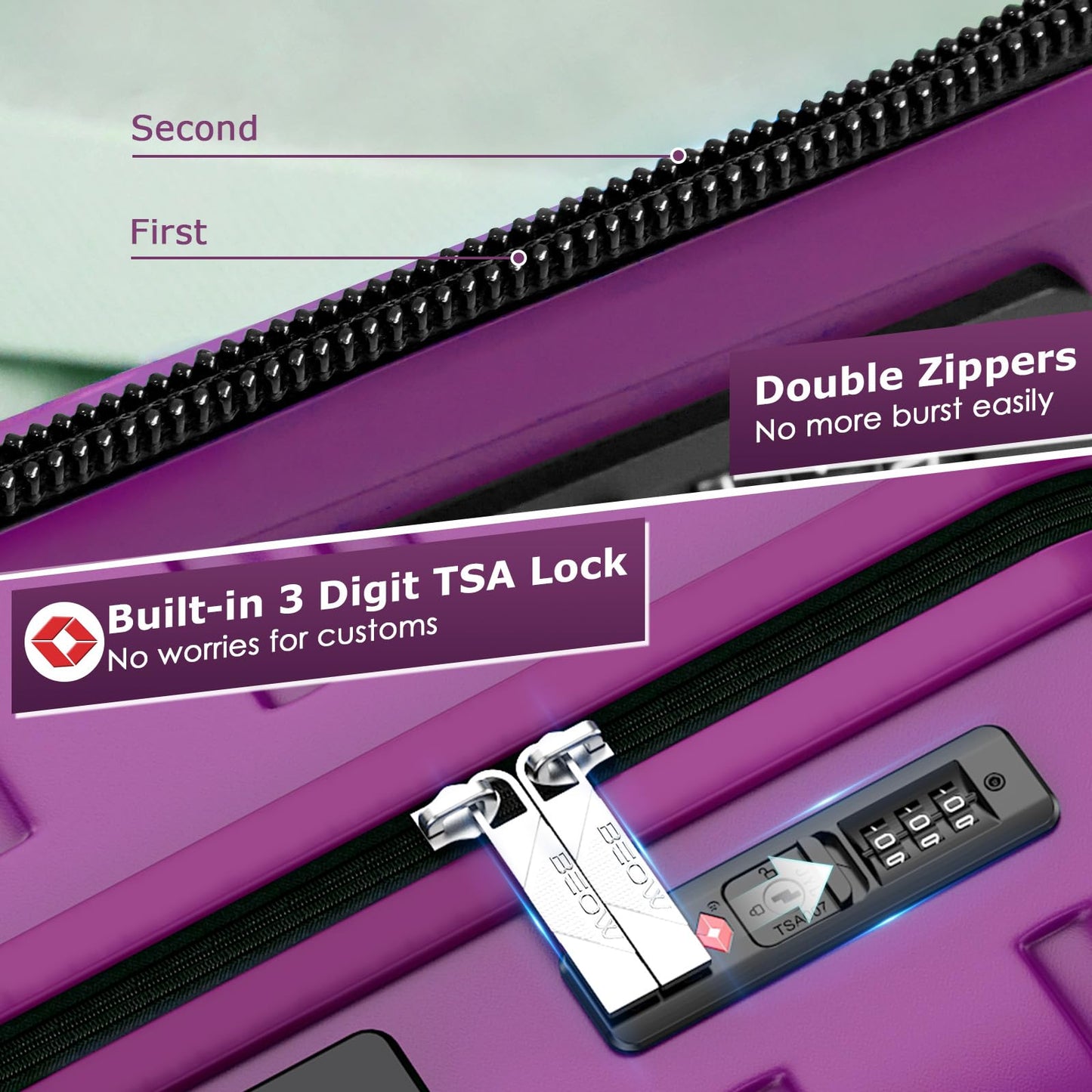 BEOW Spinner Luggage Set