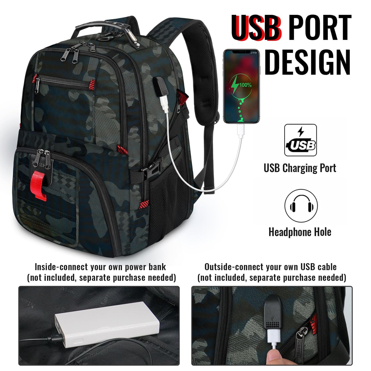 AirTech 50L Travel Backpack