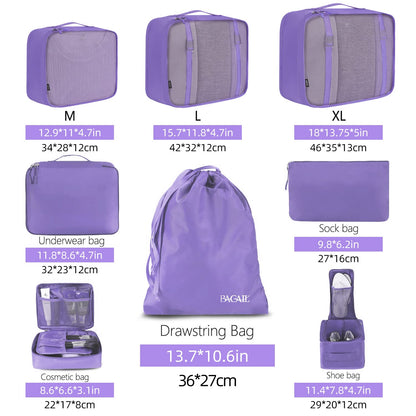 TravelMate 8-Piece Packing Cubes