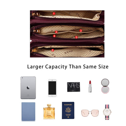 Luxe Leather Satchel & Crossbody Bags