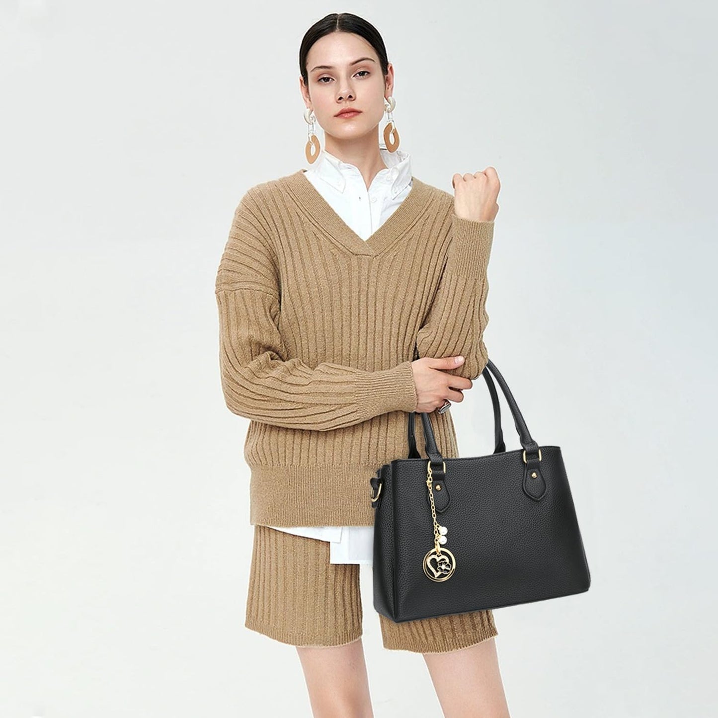 Luxe Leather Satchel & Crossbody Bags