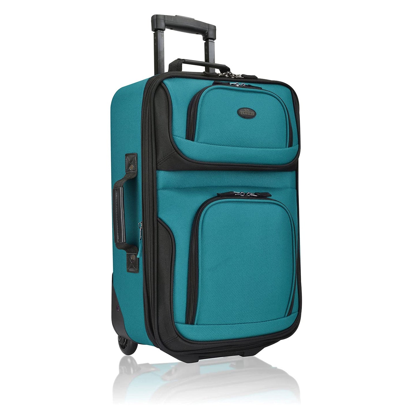 U.S. Traveler Rio Expandable Orange Carry-on