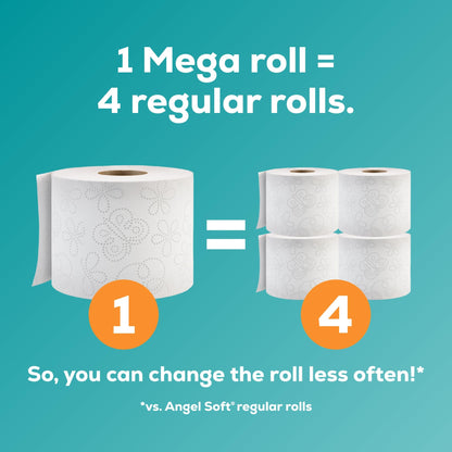 Angel Fresh Lavender Mega Toilet Rolls - Soft & Strong