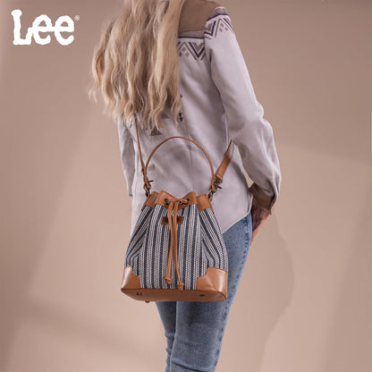 Montana West Lee Drawstring Hobo Bucket Bag