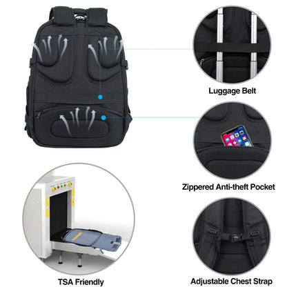 KROSER XL Shield Backpack - RFID & Water-Repellent