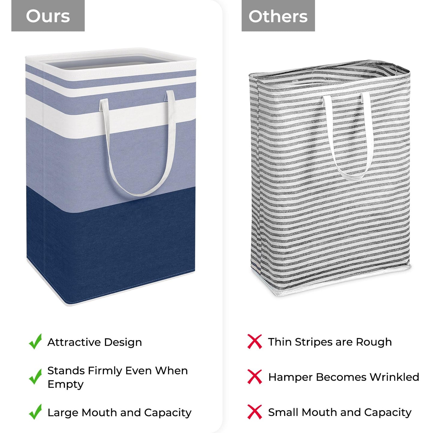 HomeHacks Duo Waterproof Laundry Baskets