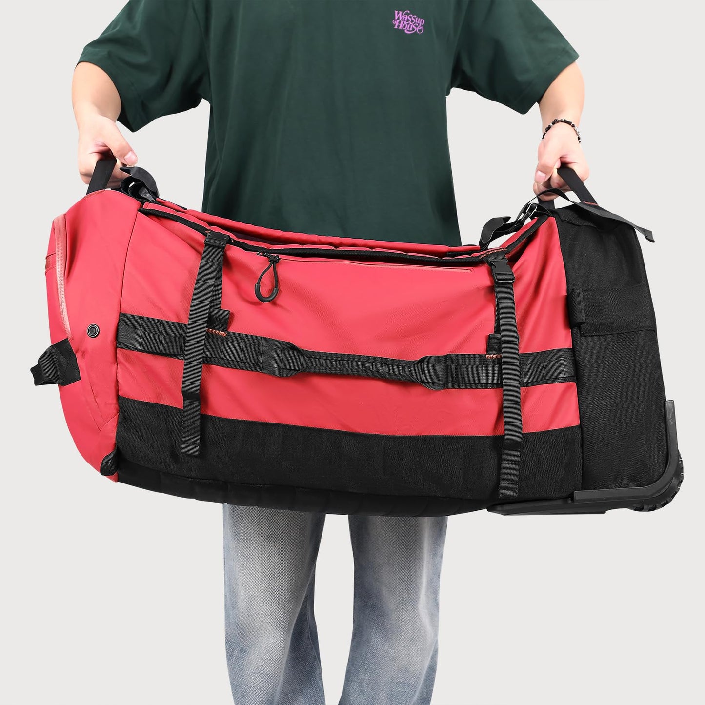 AquaRoll 29 Quilted Wheeled Duffle Backpack