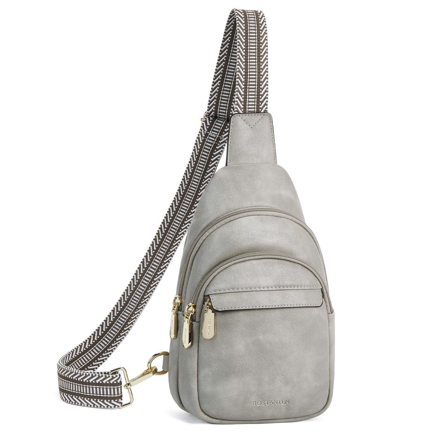 BOSTANTEN Chic Leather Crossbody Sling Bag