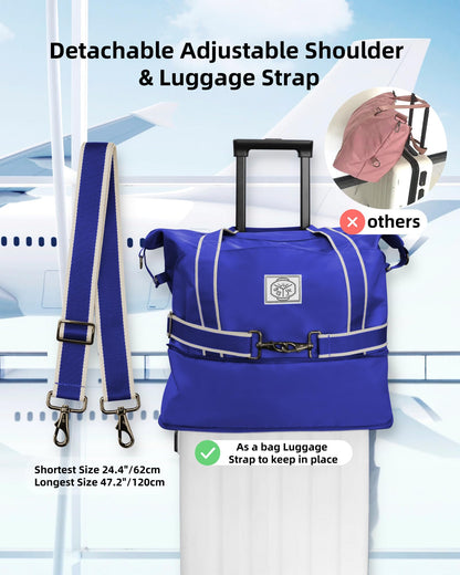 WALNEW Foldable Waterproof Travel Duffel Bag