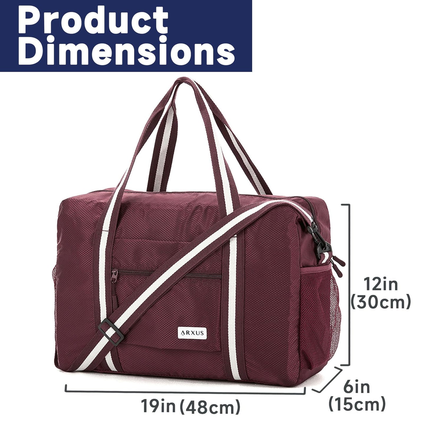TravelLite Foldable Waterproof Duffle Tote Bag