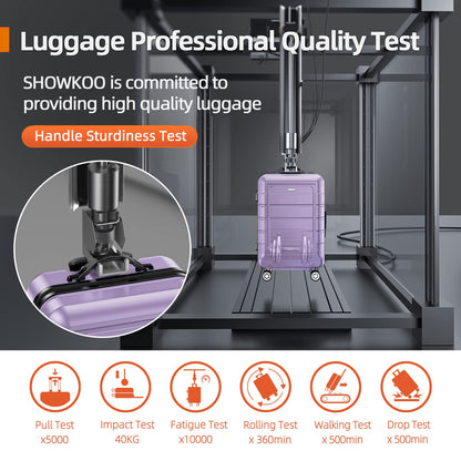Expandable ShowKoo Suitcase - Durable & TSA Lock