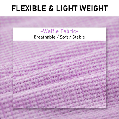 PlaidPup Waffle Vest: Soft, Stretchy, & Cute!