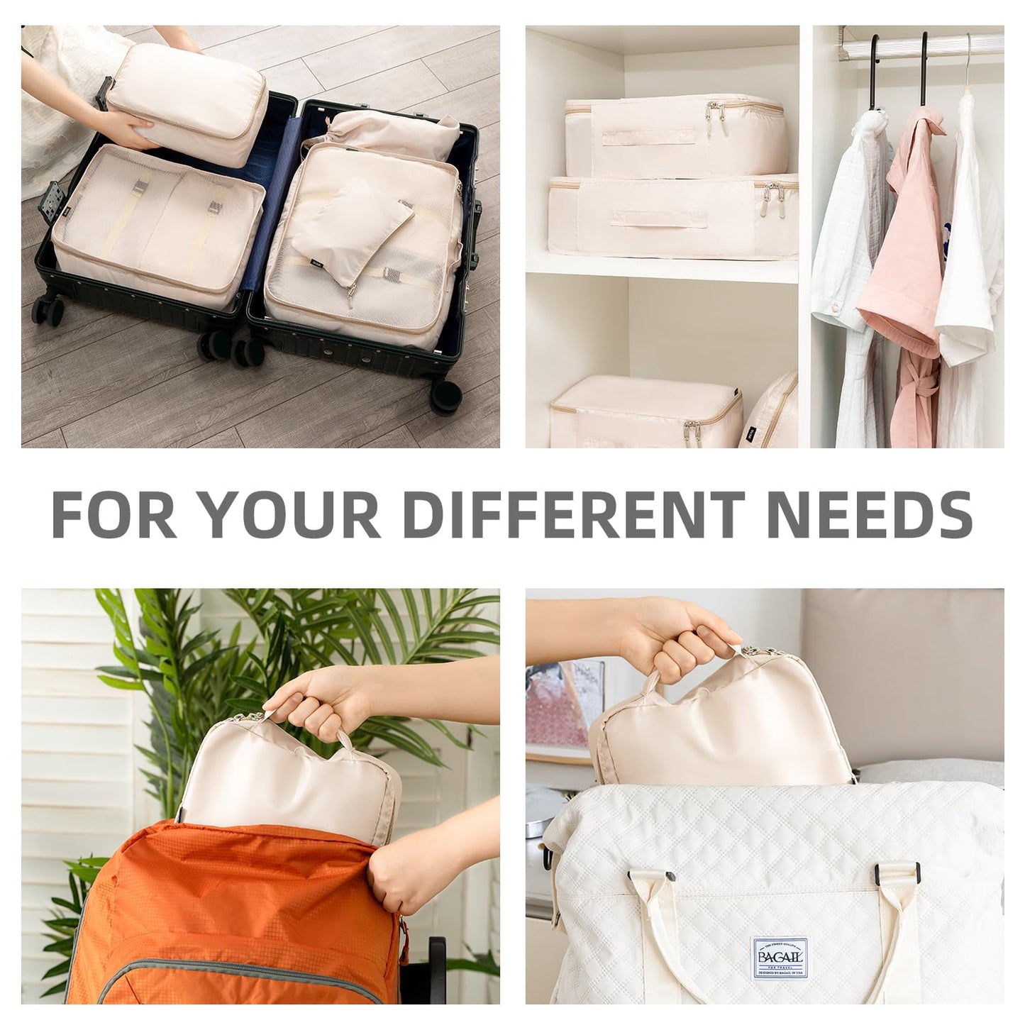 TravelMate 8-Piece Packing Cubes