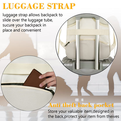 MATEIN SleekGuard Laptop Backpack with USB Port