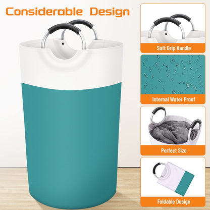 BlissTotes 90L Collapsible Laundry Hamper - Black