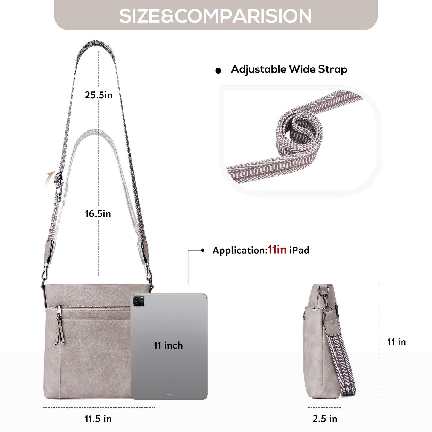 Chic Leather Crossbody with Card Slots for Women