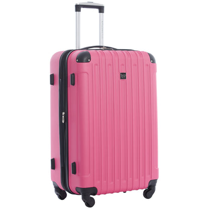 Rose Gold Hardside Luggage Set - 4-Piece Travel Kit