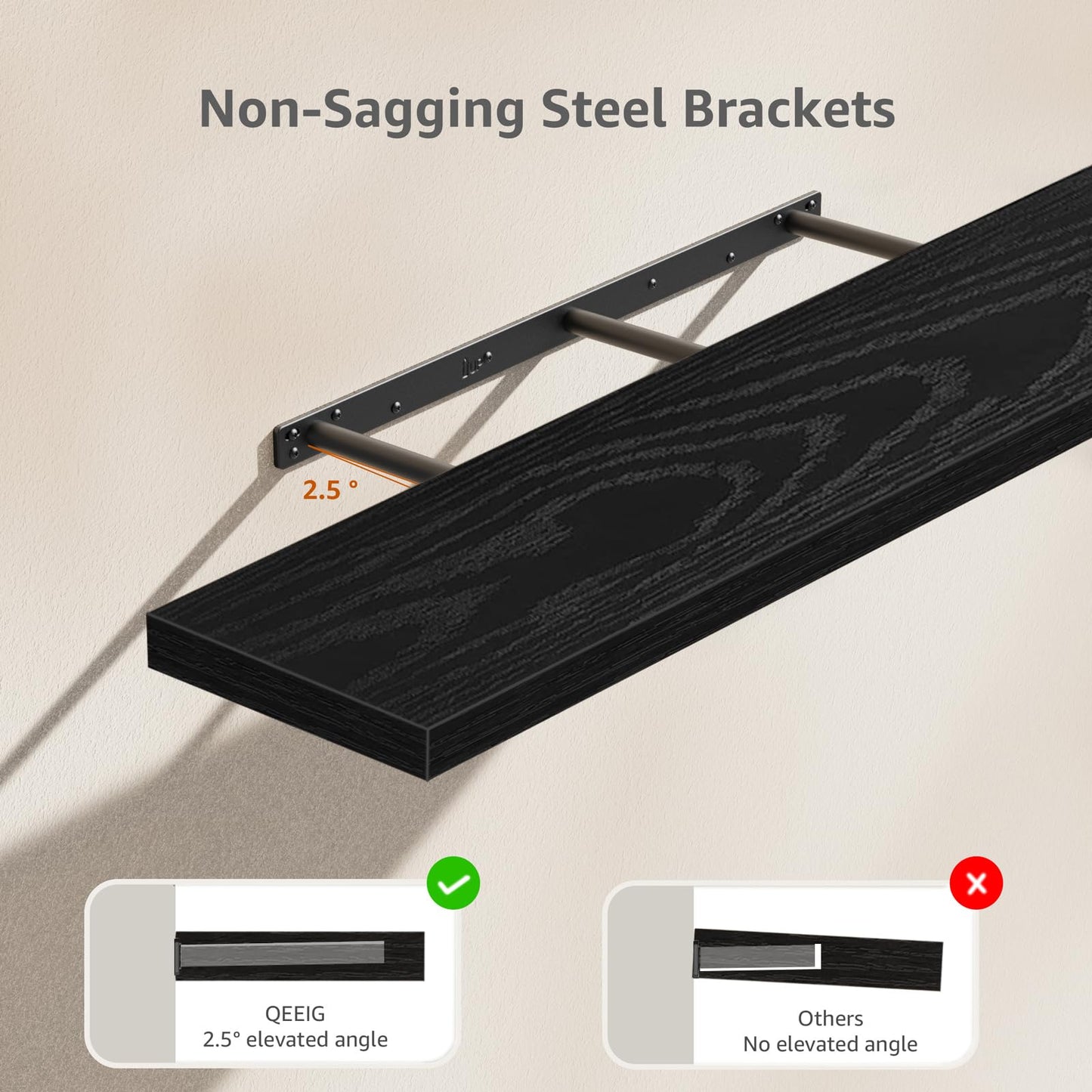 Rustic Farmhouse Shelves (008-40BN)