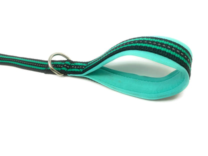 RhinoGrip Aqua: Double Handle Reflective Dog Leash