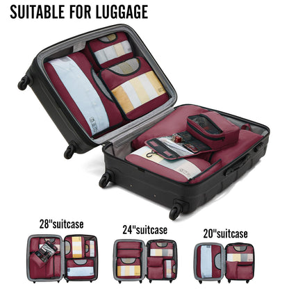 Veken Travel Cubes - 8 Piece Set