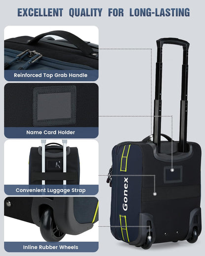 Gonex 70L Wheeled Duffle - Olive Green Travel Bag