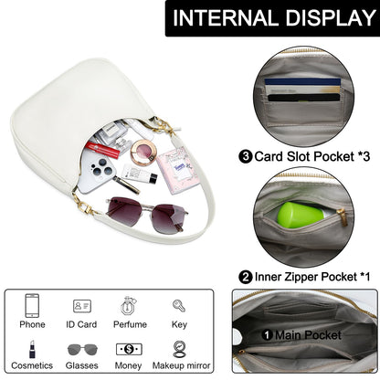 Retro Chic Hobo Bag - Cute Underarm Purse