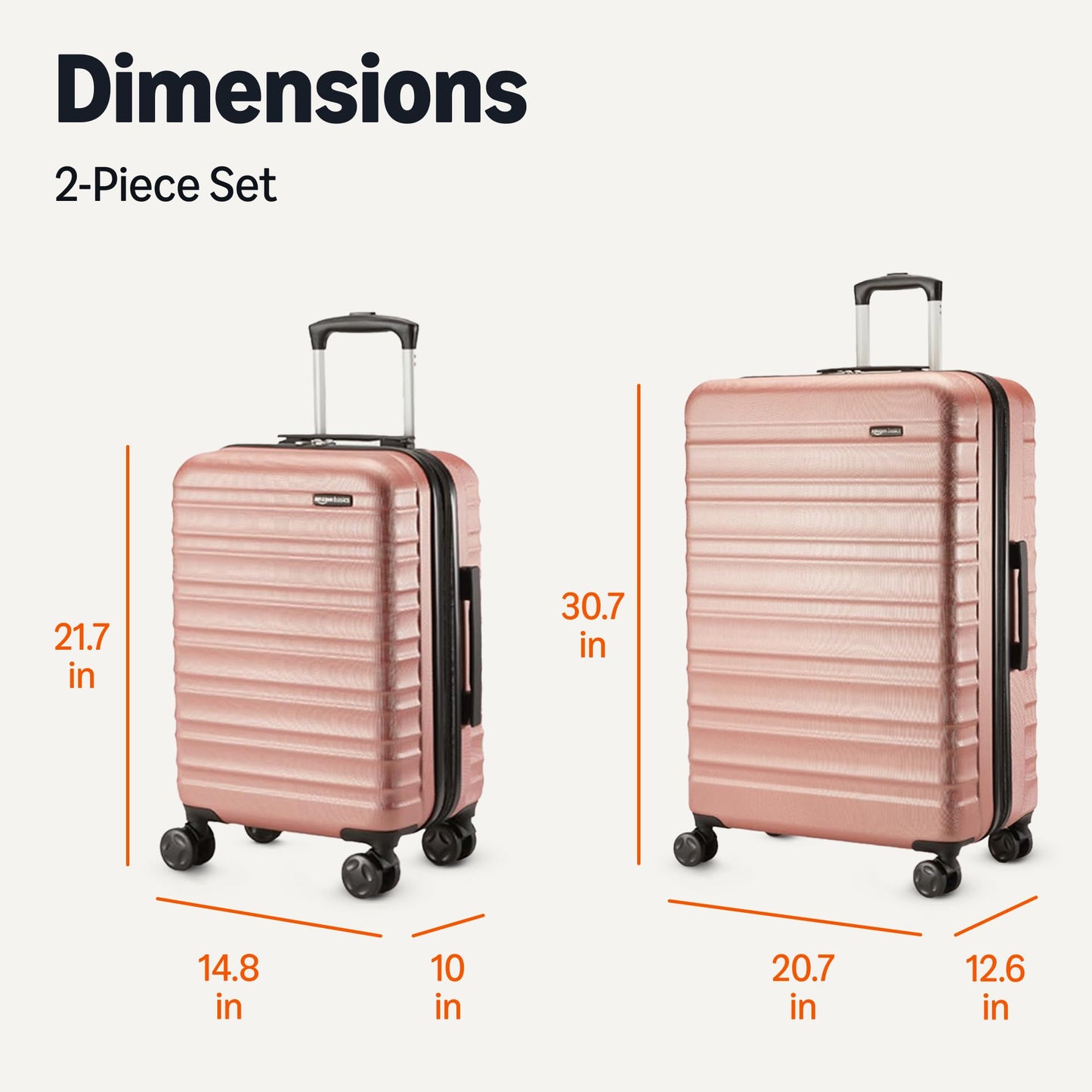 Rose Gold Hardside Carry-On