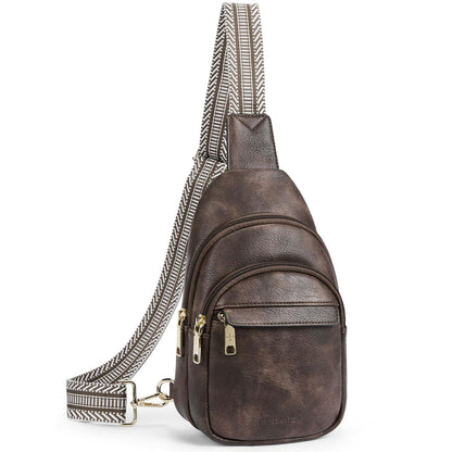 BOSTANTEN Chic Leather Crossbody Sling Bag