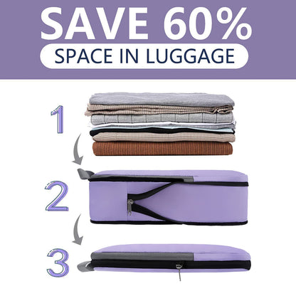BAGAIL Expandable Travel Compression Cubes Set