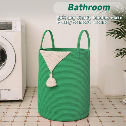 Purple Woven 80L Laundry Basket & Storage Bin - Handbags Specialist Headquarter