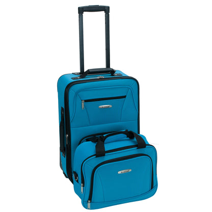 Rockland Expandable Dot Luggage Set - 2 Piece