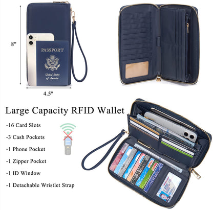 ChicCrossbody: Women's Tote & Wallet Set