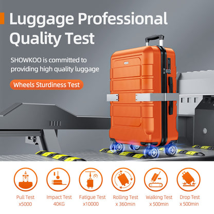 Expandable ShowKoo Suitcase - Durable & TSA Lock