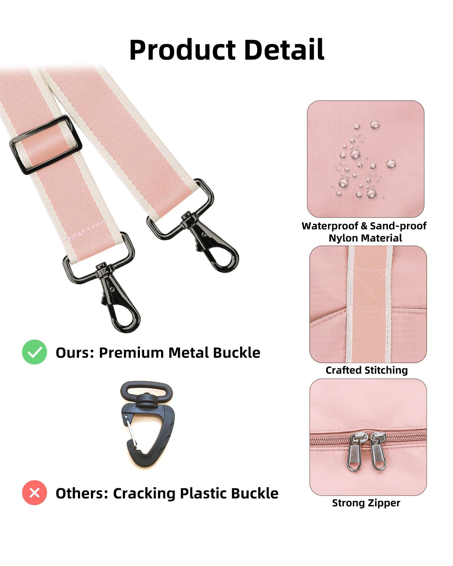 WALNEW Foldable Waterproof Travel Duffel Bag