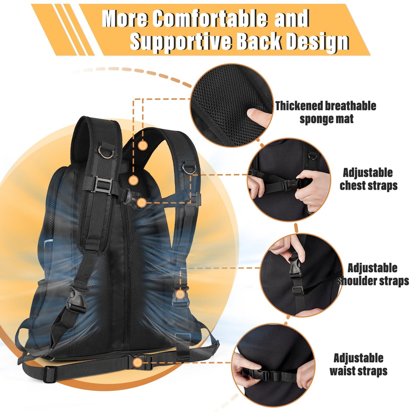 PawVentura: Adjustable Pet Carrier Backpack