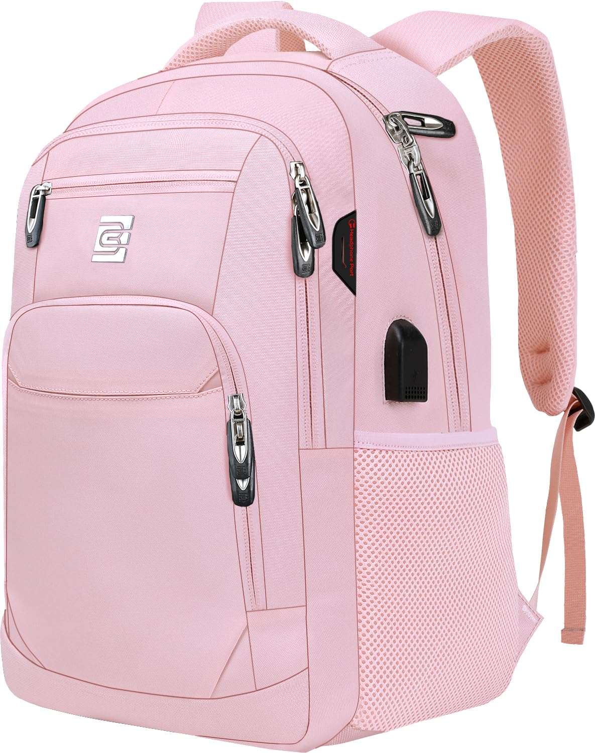 SecureSlim Laptop Backpack with USB & Water Resistance
