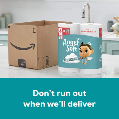 Angel Fresh Lavender Mega Toilet Rolls - Soft & Strong