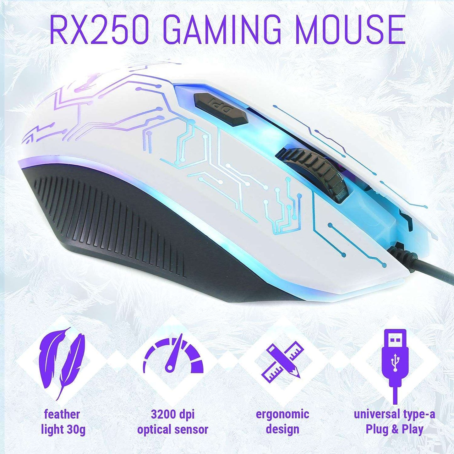 Hornet RX-250: 4-in-1 RGB Gaming Gear Bundle