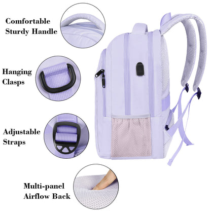 MATEIN SleekGuard Laptop Backpack with USB Port