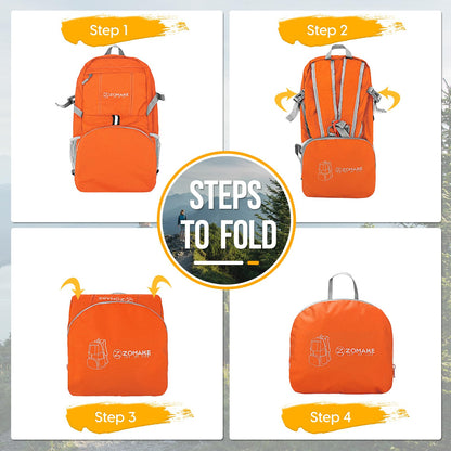 ZOMAKE 35L Compact Waterproof Hiking Backpack