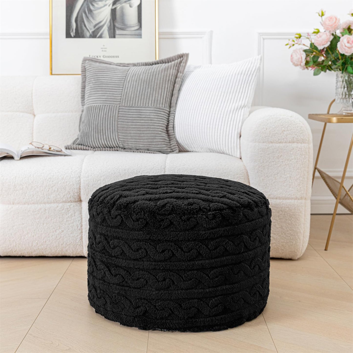 VersaPouf: Unstuffed Ottoman & Foot Rest Cover