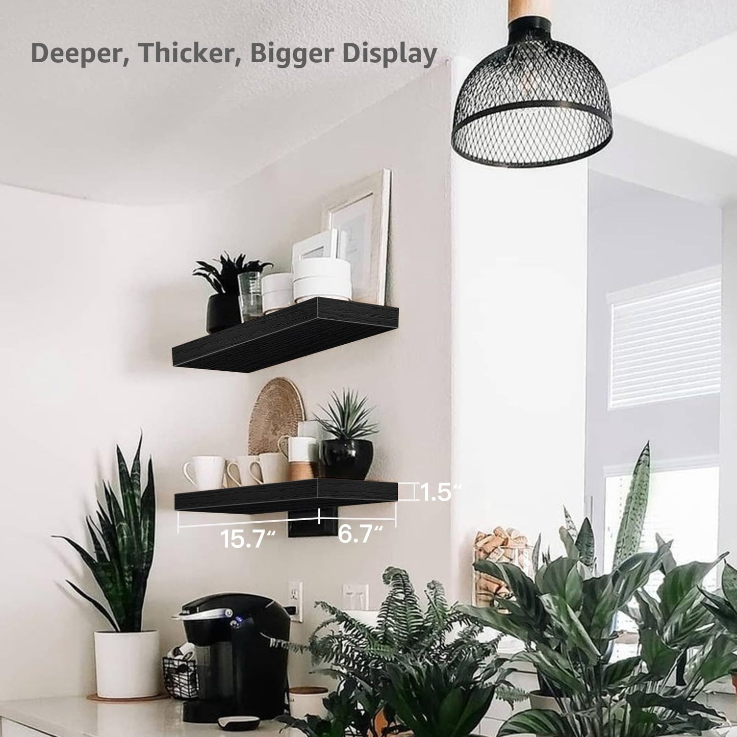 Rustic Farmhouse Shelves (008-40BN)