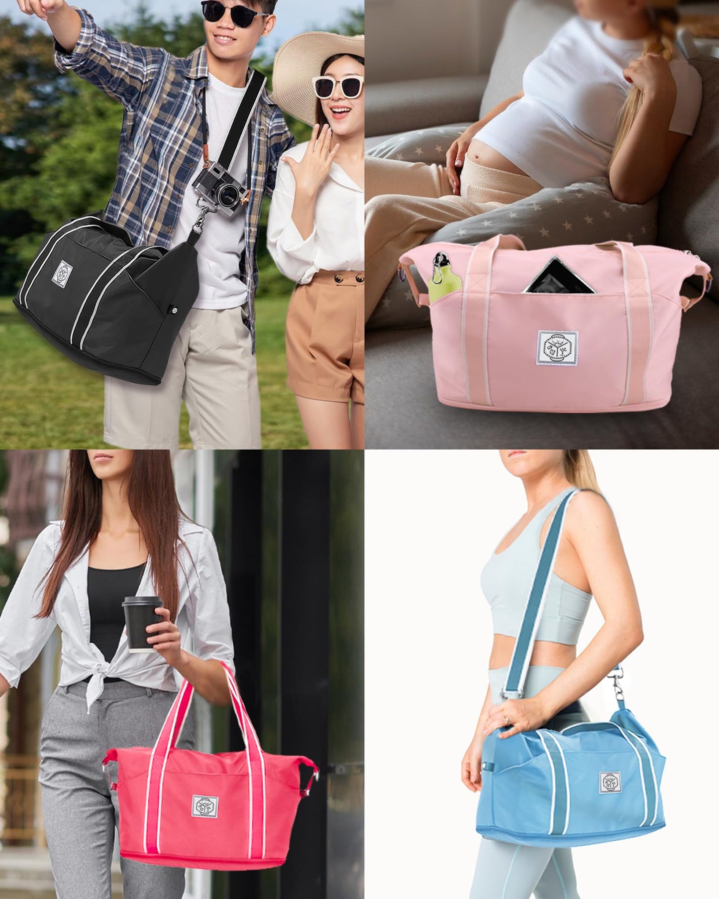 WALNEW Foldable Waterproof Travel Duffel Bag