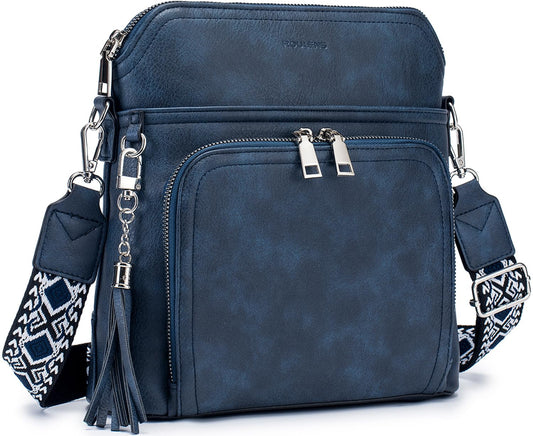 Tassel Charm Crossbody Bag for Women