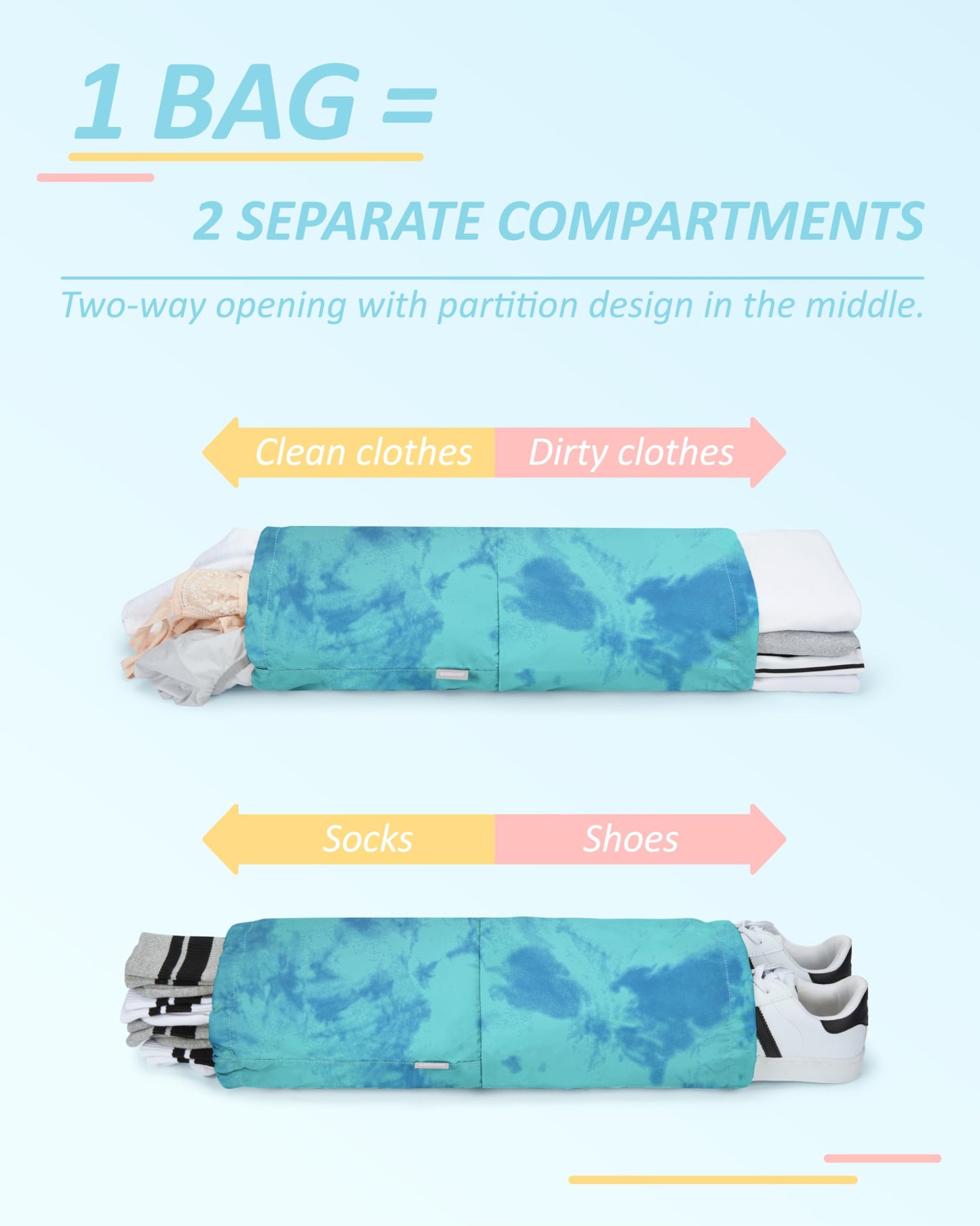 PackPro 6 Set Compression Cubes for Travel