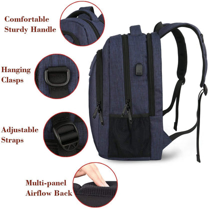 MATEIN SleekGuard Laptop Backpack with USB Port