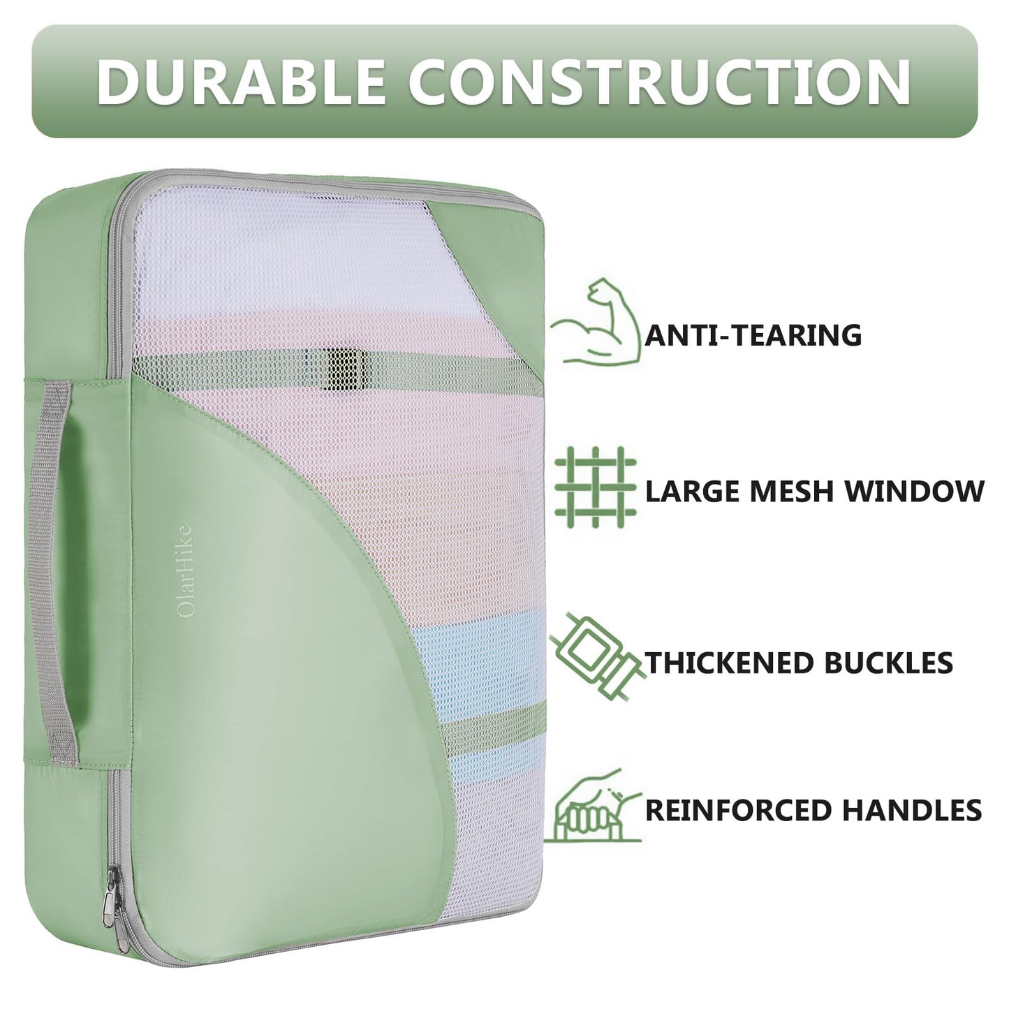 OlarHike Travel Cube Set - Cream Organizer & Gifts